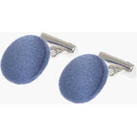 Butoni CORNELIANI Silk Covered Brass Cufflinks