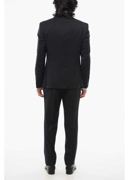 Costume CORNELIANI Cc Collection 3-Piece Refined Suit With Peak Lapel Blue Barbati (BM 18049285) 4