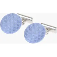 Butoni CORNELIANI Silk Covered Brass Cufflinks