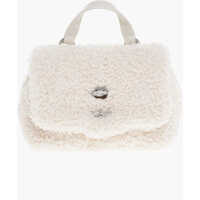 Genti de mana Shearling Dolly Hand Bag With Removable Shoulder Strap Femei