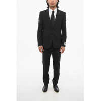 Costume Cc Collection District Check Refined Virgin Wool Suit Barbati