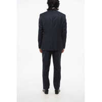 Costume CORNELIANI pentru Barbati - Costume CORNELIANI Cc Collection Jacquard Virgin Wool Right Suit Blue Barbati (BM 18049603) - B-mall.ro