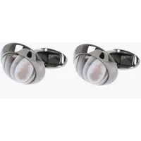 Butoni CORNELIANI Brass Cufflinks With Agate