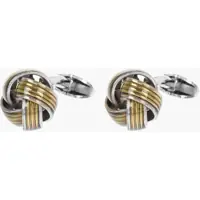 Butoni CORNELIANI Brass Cufflinks With Wool Ball Design