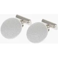 Butoni CORNELIANI Silk Covered Brass Cufflinks