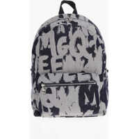 Rucsacuri Jacquard Denim Metropolitan Backpack With Monogram Motif Barbati