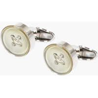 Butoni CORNELIANI Button Designed Brass Cufflinks