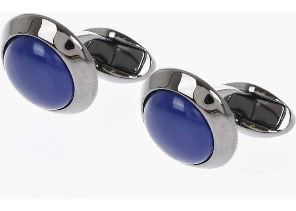 Butoni CORNELIANI Brass Cufflinks With Lapis Lazule Blue Barbati (BM 18049708) 1