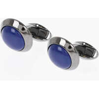 Butoni Brass Cufflinks With Lapis Lazule Barbati