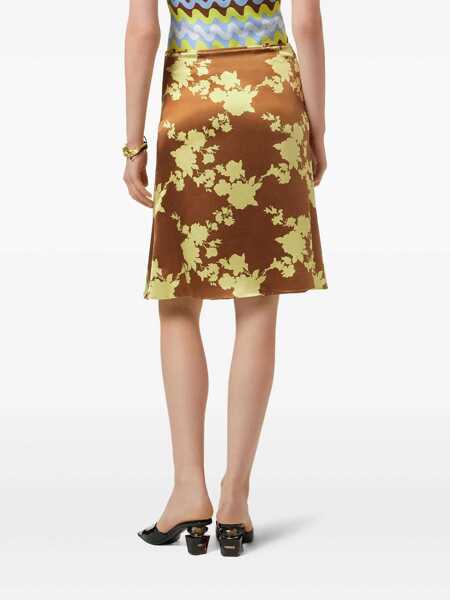 Fuste Versace Versace Skirts TOBACCOPALEYELLOW Femei (BM 18049728) 4