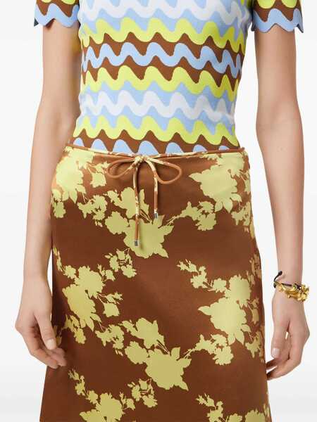 Fuste Versace Versace Skirts TOBACCOPALEYELLOW Femei (BM 18049728) 5