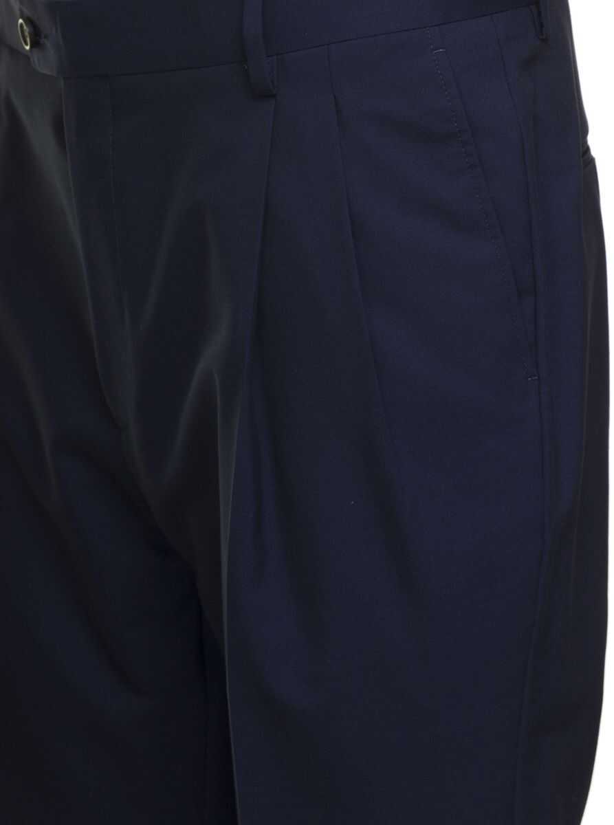 Pantaloni REVERES 1949 Blue Tailored Trousers In Wool Blend Man BLUE Barbati (BM 18050262) 3