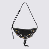 Genti de umar Valentino Garavani Black Leather Nellcote Belt Bag Barbati