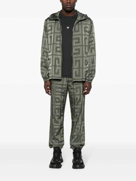Geci Givenchy Givenchy Technical Fabric Hooded Jacket GREEN Barbati (BM 18051120) 2