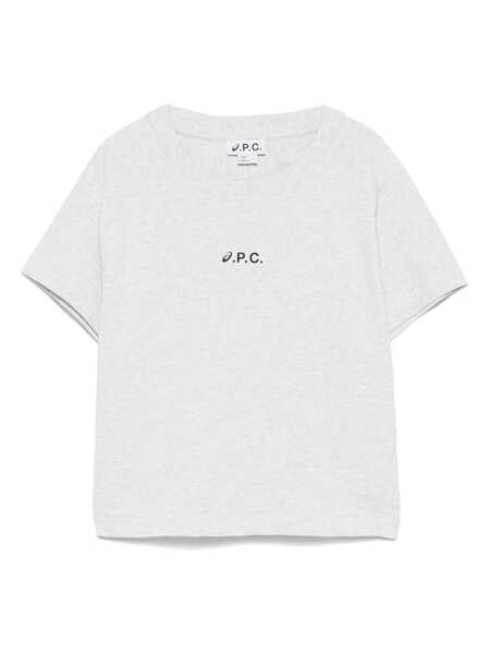 Tricouri A.P.C. A.P.C. Tshirt GRIS CLAIR CHINE Femei (BM 18051303) 1
