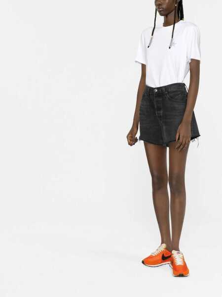 Tricouri Golden Goose Golden Goose Logo Cotton T-Shirt WHITE Femei (BM 18051681) 4