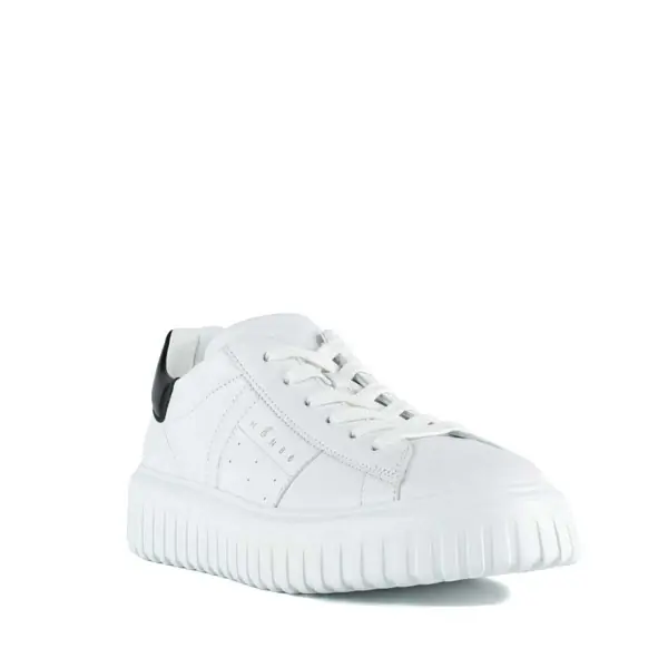 Sneakers Hogan Hogan White H-Stripes Sneakers With Black Heel WHITE Barbati (BM 18051798) 3