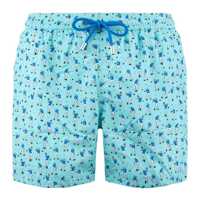 Sorturi de baie MC2 Saint Barth Lighting Swimsuit In Lightweight Fabric With All Over Golfing Micro Pattern Barbati