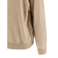 Topuri Brunello Cucinelli Dama - Bluze de trening Brunello Cucinelli Brunello Cucinelli Cashmere Hoodie Beige Femei (BM 18052047) - B-mall.ro
