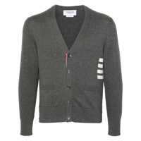 Cardigane Thom Browne 4Bar Cotton Cardigan Barbati