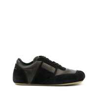 Sneakers Mm6 Maison Margiela 'Anatomic' Black Calf Leather Sneakers Barbati