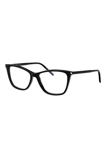 Ochelari de soare Saint Laurent Saint Laurent Eyewear Optical 001 BLACK BLACK TRANSPARENT Femei (BM 18052506) 2