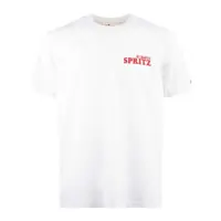Tricouri MC2 Saint Barth Cotton T-Shirt With Spritz Taster Print Barbati