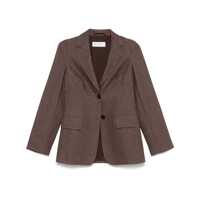 Sacouri Denim-effect cotton blazer Femei
