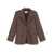 Max Mara Denim-effect cotton blazer Brown