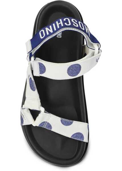 Sandale Moschino Sandal With Logo WHITE Femei (BM 18052954) 4