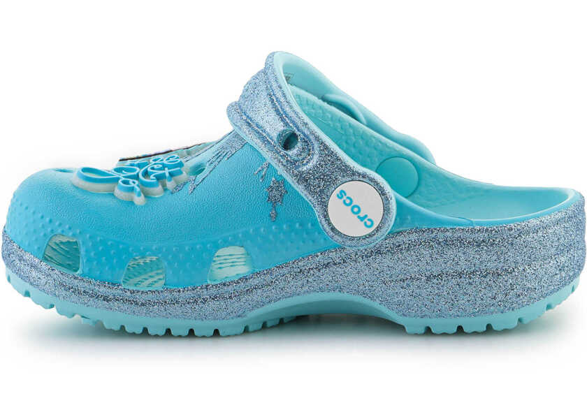 Papuci Crocs Classic Frozen Elsa Clog T Multi Blue Fete (BM 18053125) 4
