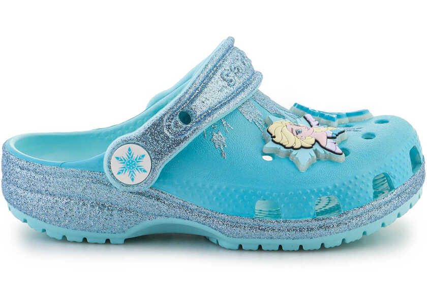 Papuci Crocs Classic Frozen Elsa Clog T Multi Blue Fete (BM 18053125) 6