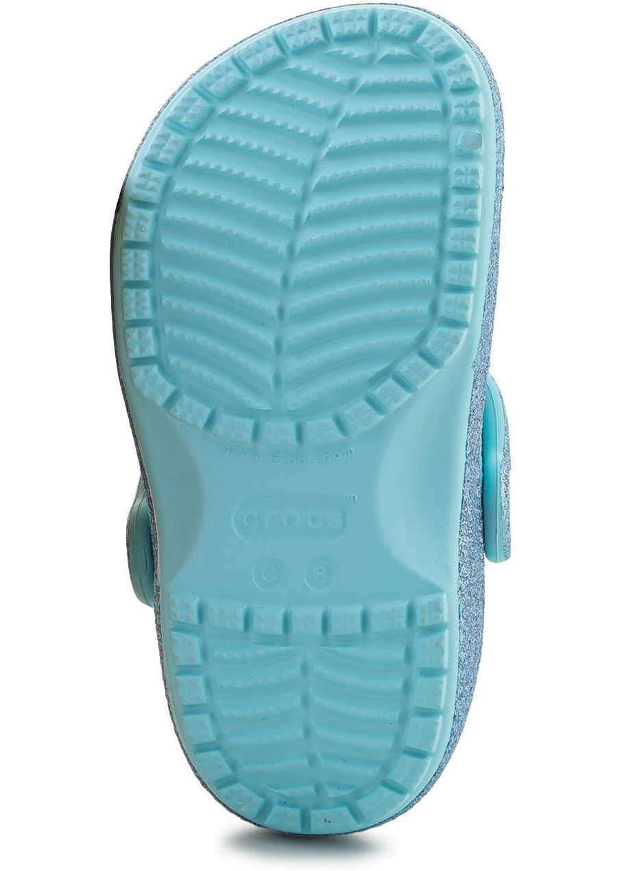 Papuci Crocs Classic Frozen Elsa Clog T Multi Blue Fete (BM 18053125) 7
