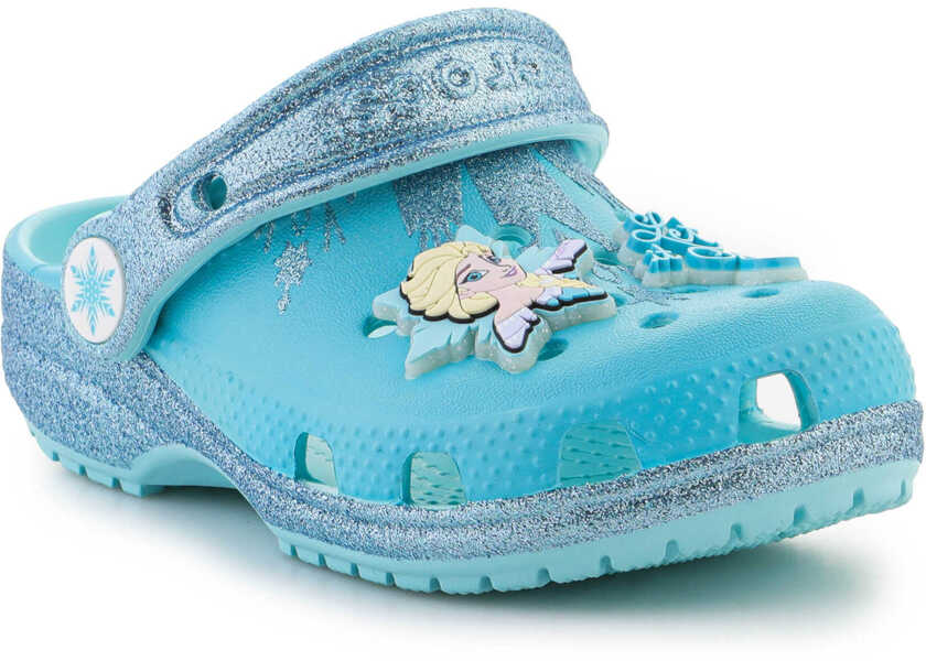 Papuci Crocs Classic Frozen Elsa Clog T Multi Blue Fete (BM 18053125) 1