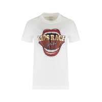 Tricouri Pinko Cotton Crew-Neck T-Shirt Femei