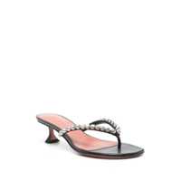Incaltaminte AMINA MUADDI Dama - Pantofi cu toc AMINA MUADDI Amina Muaddi Gigi Thong Sandals Black Femei (BM 18054033) - B-mall.ro