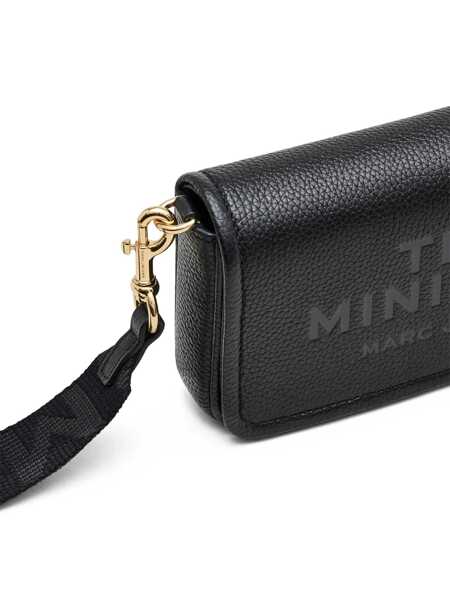 Genti de mana Marc Jacobs Marc Jacobs Black Leather The Mini Bag Black Femei (BM 18054660) 5