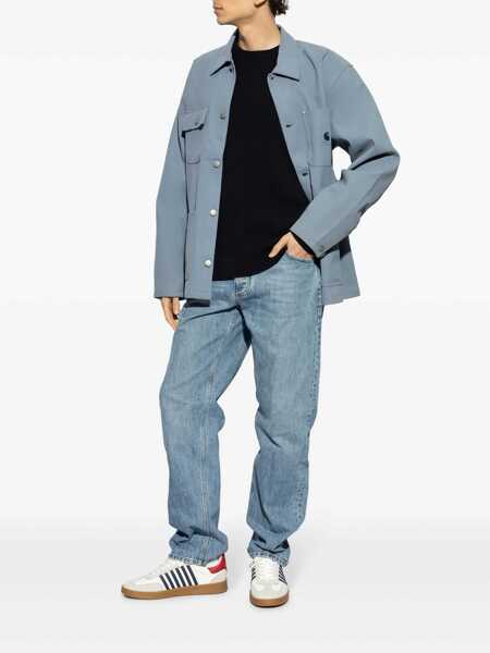 Pulovere Stone Island Stone Island Virgin Wool Crew-Neck Sweater BLUE Barbati (BM 18055584) 2