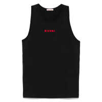 Topuri Marni Embroidered Logo Tank Top Barbati