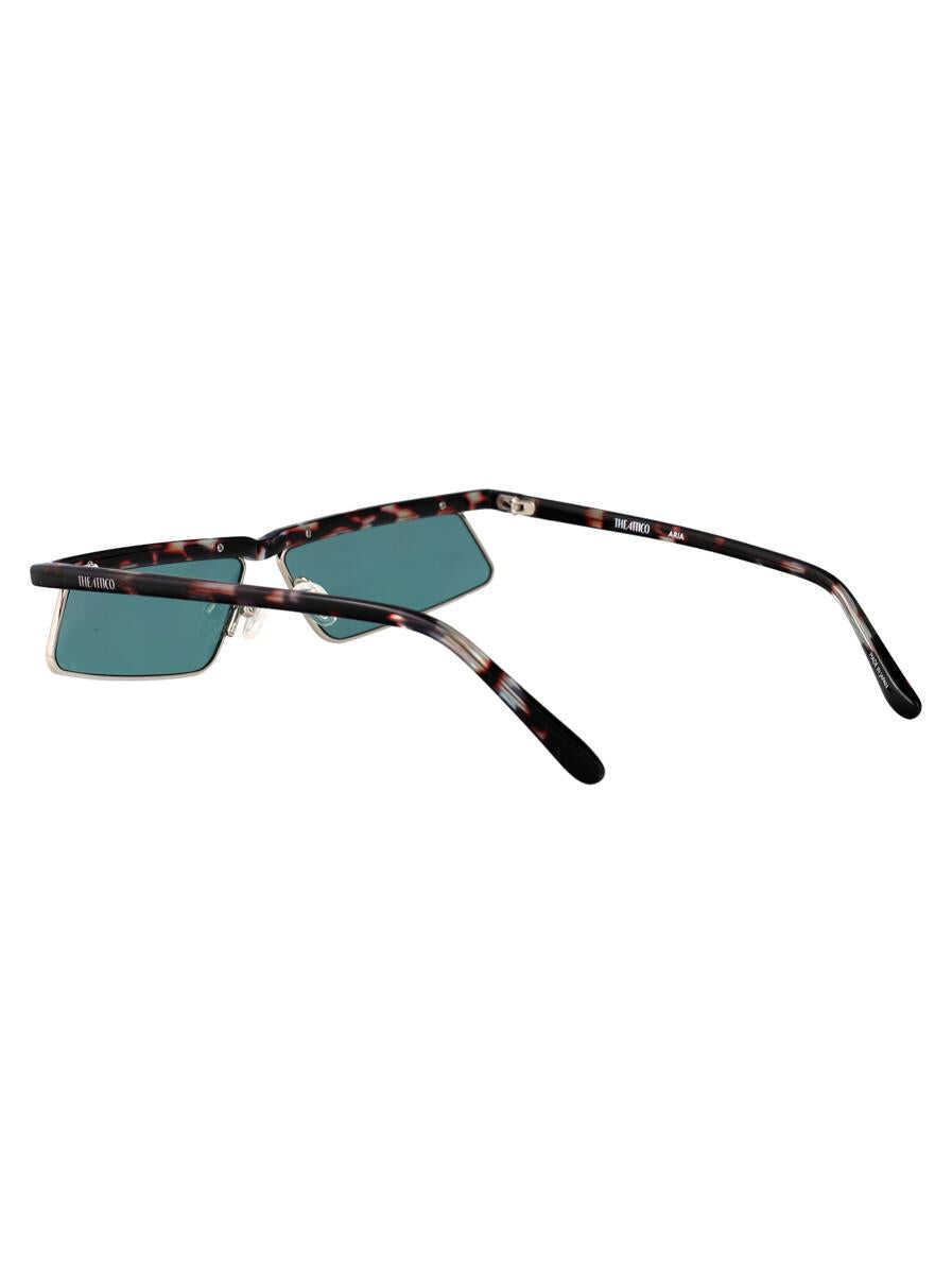 Ochelari de soare THE ATTICO The Attico Sunglasses SILVER/ GREEN T-SHELL/ BLUE Femei (BM 18056145) 4