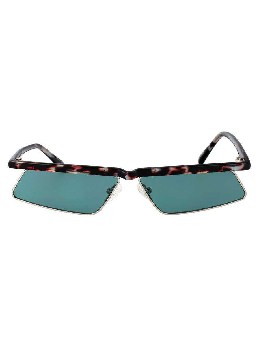 Ochelari de soare THE ATTICO The Attico Sunglasses SILVER/ GREEN T-SHELL/ BLUE Femei (BM 18056145) 1
