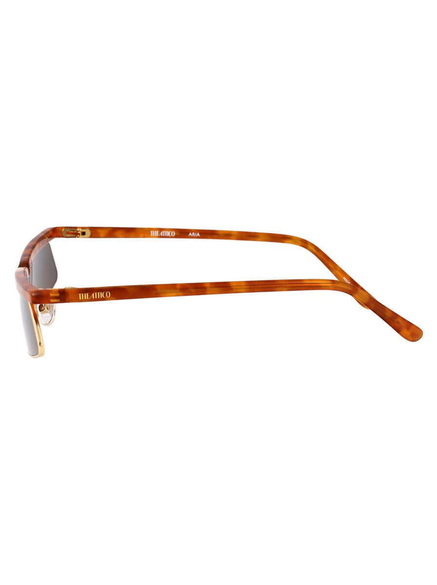 Ochelari de soare THE ATTICO The Attico Sunglasses YELLOW GOLD/ BLONDE T-SHELL/ BROWN Femei (BM 18056148) 3