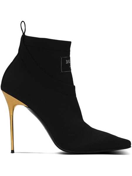 Bocanci Balmain Balmain Crewneck Boots Black Femei (BM 18057024) 1