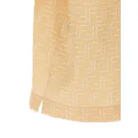 Camasi Fendi pentru Barbati - Camasi Fendi Fendi Ff Jacquard Shirt Beige Barbati (BM 18057186) - B-mall.ro