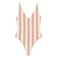 Costume de baie Fendi Striped Swimsuit Femei