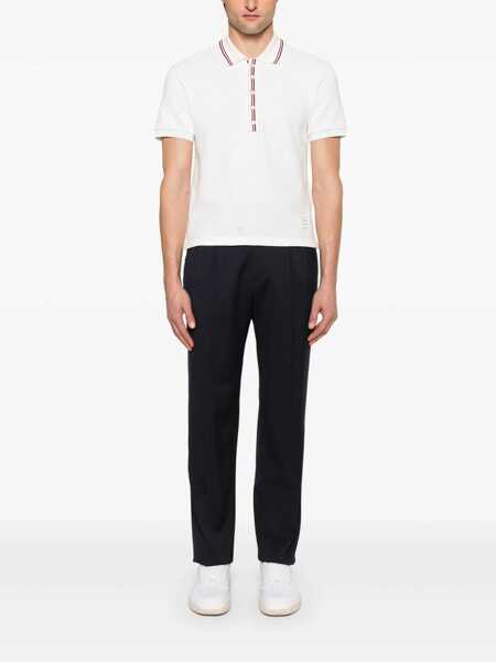 Tricouri Polo Thom Browne Thom Browne Polo Shirts Beige Barbati (BM 18058035) 2