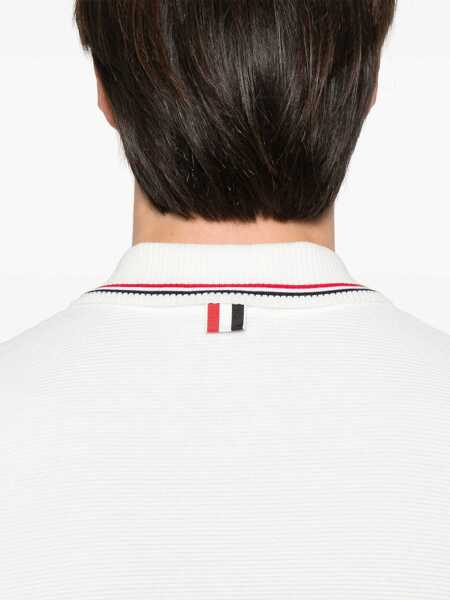 Tricouri Polo Thom Browne Thom Browne Polo Shirts Beige Barbati (BM 18058035) 4