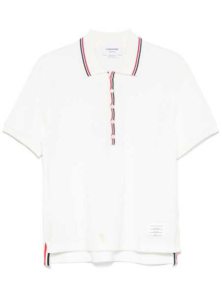 Tricouri Polo Thom Browne Thom Browne Polo Shirts Beige Barbati (BM 18058035) 1