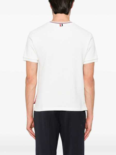 Topuri Thom Browne Thom Browne T-Shirts & Vests Beige Barbati (BM 18058056) 3