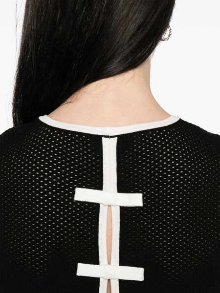 Topuri Elisabetta Franchi Elisabetta Franchi Tank Top Black Femei (BM 18058068) 5